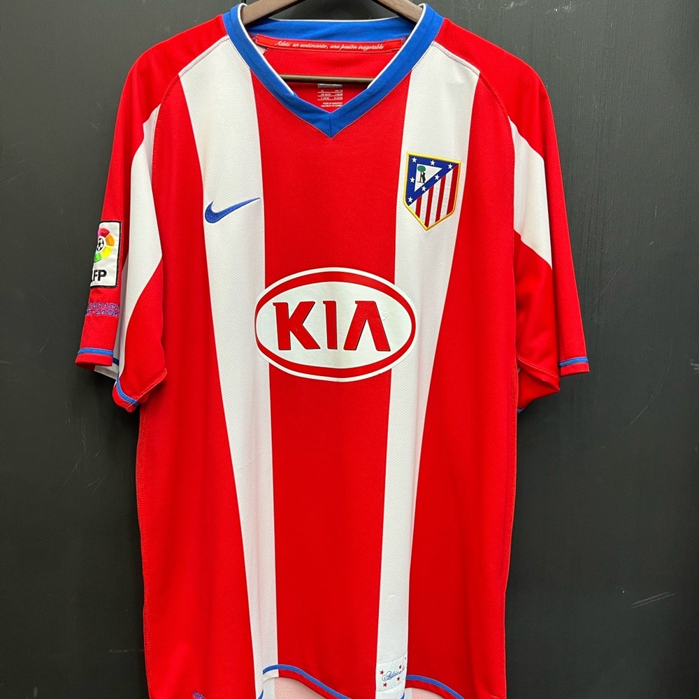 Atlético de Madrid Soccer Jersey 2007-2008 Camiseta de Futbol
